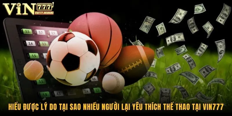 Vin777 Thể Thao Đẳng Cấp Hàng Đầu Dành Cho Hội Viên 2 Hiểu được lý do tại sao nhiều người lại yêu thích thể thao tại Vin777