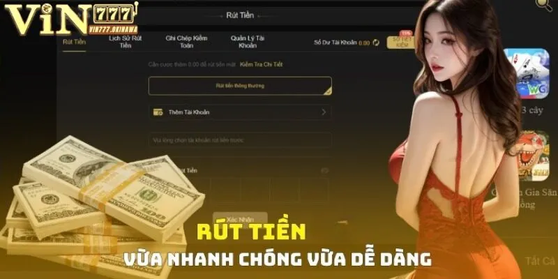XỔ SỐ VIN777 4 Xổ số Vin777 cam kết rút tiền nhanh chóng dễ dàng cho hội viên